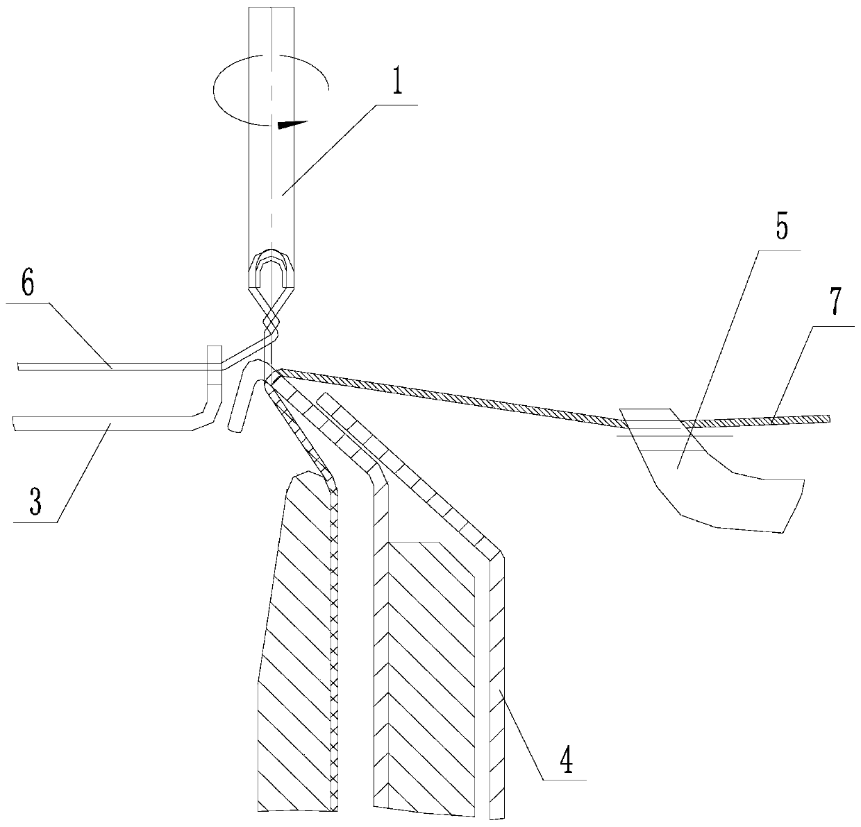 Weaving method of netty fabric