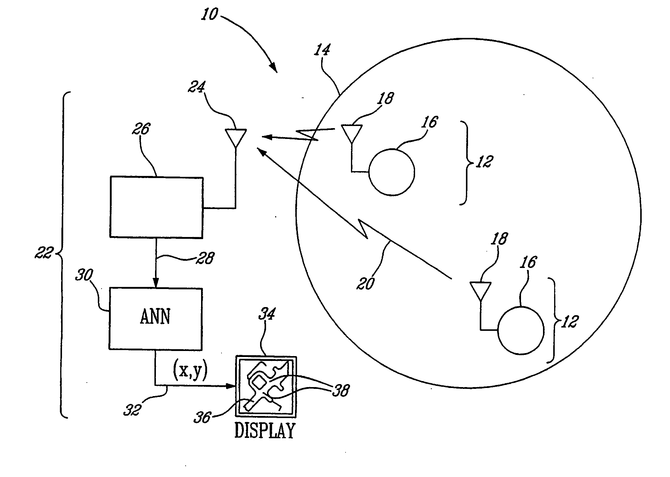 Method and system for indoor geolocation using an impulse response fingerprinting technique