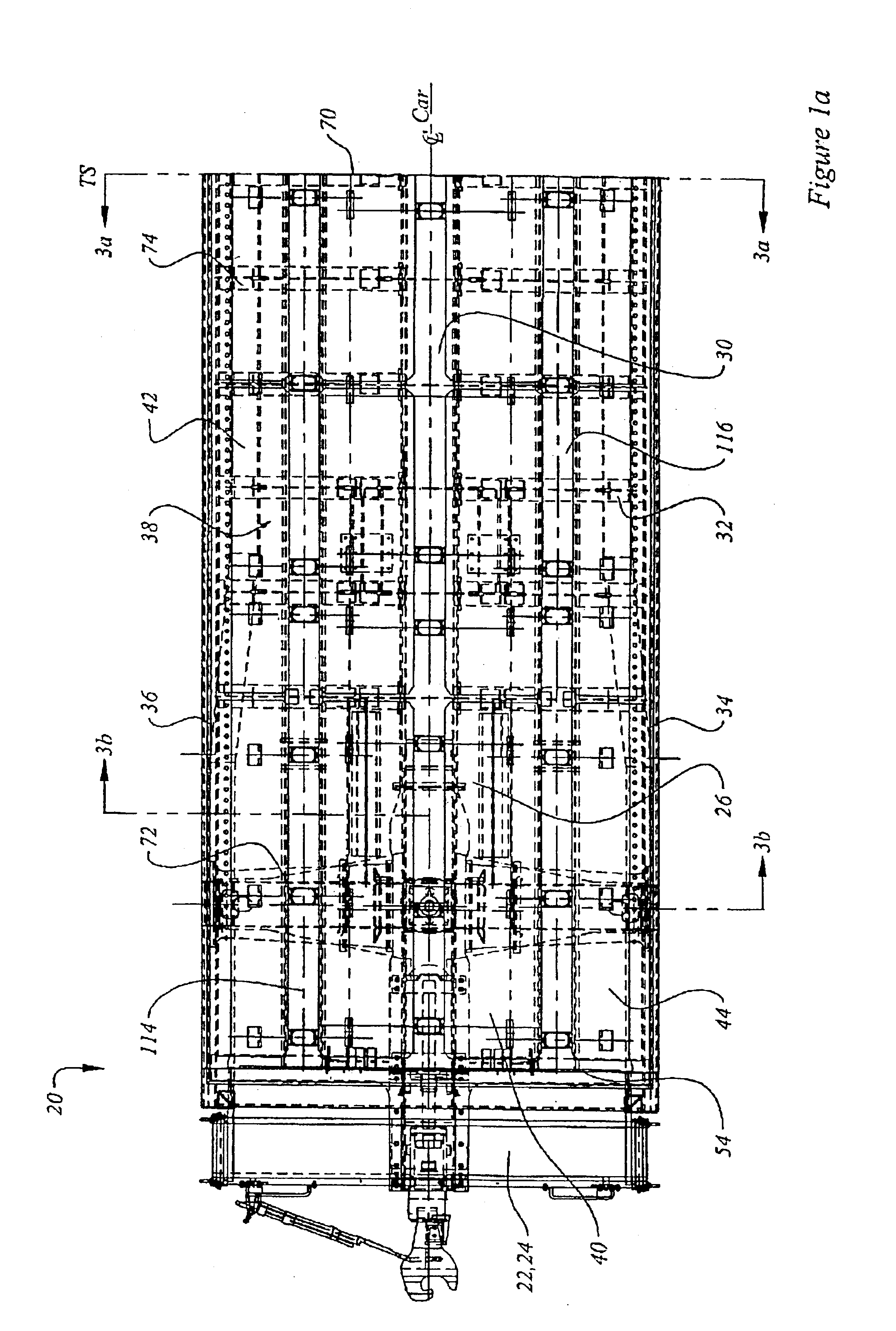 Coil stop for rail road coil car