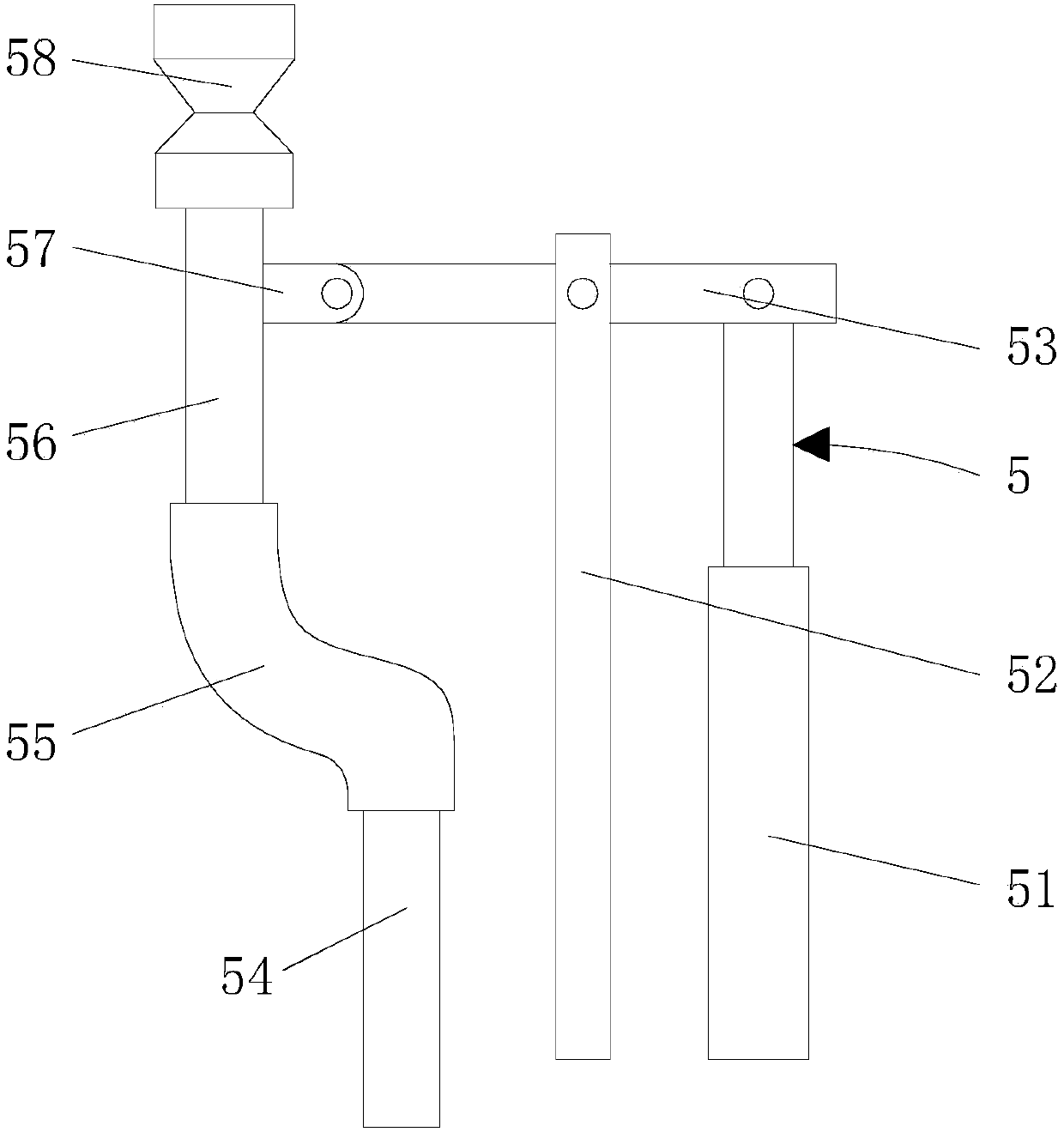 Water spraying device for artificial garden