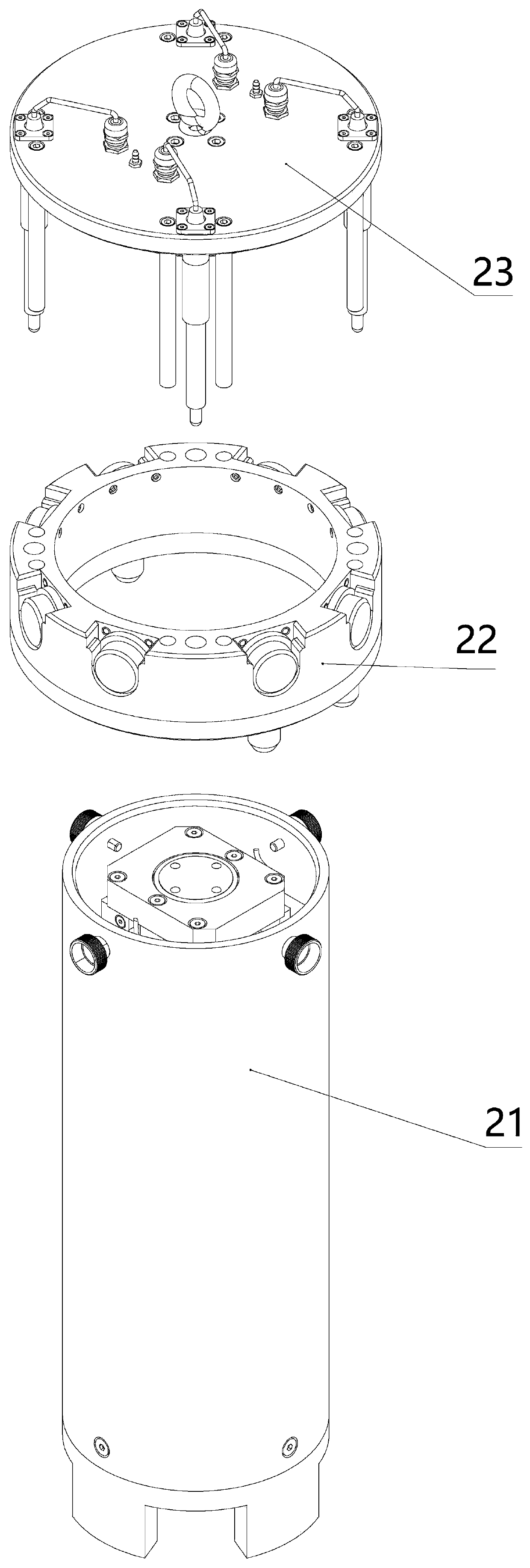 Lake water body DGT testing device and method