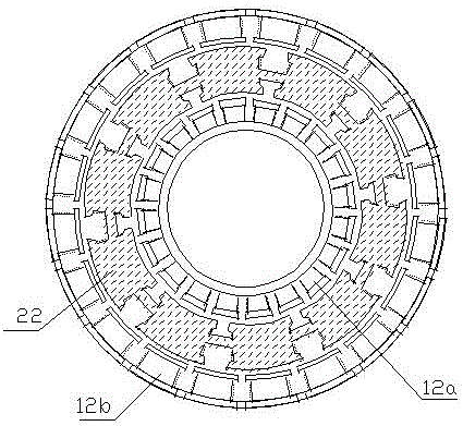 Integrated annular assembling efficient excitation mixed-flow type hydraulic generator