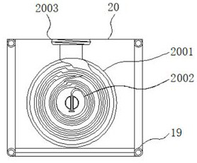 A cleaning device capable of recycling waste materials during electrothermal film processing