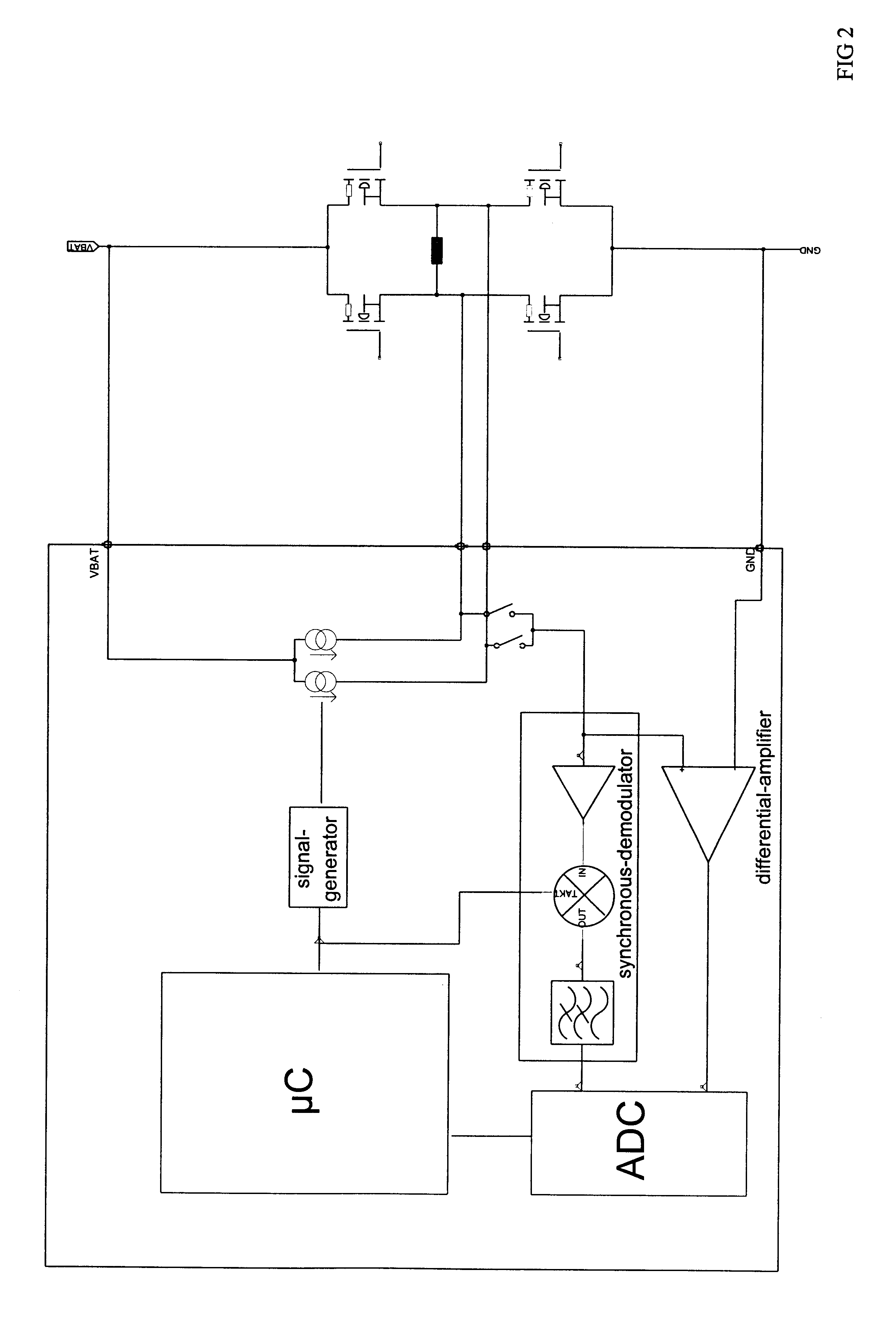 Circuit arrangement for monitoring an electronic switch controlling a load