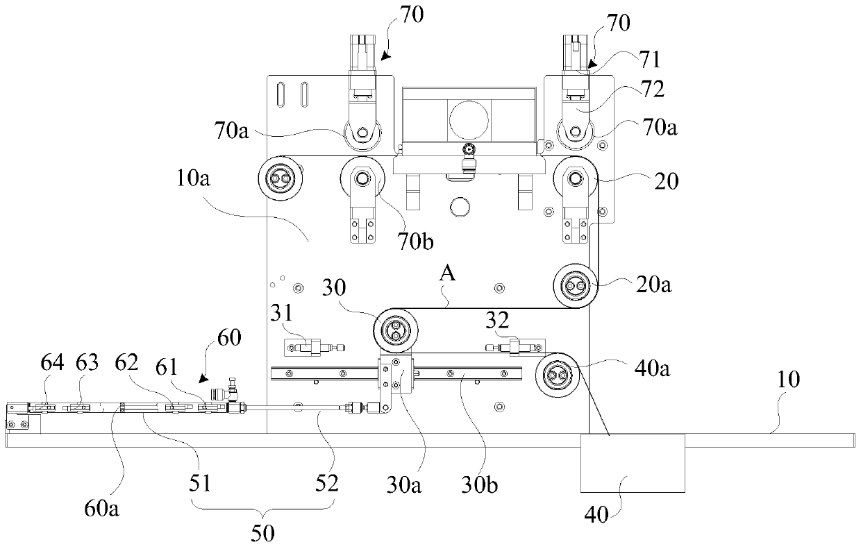 Material conveying device and material conveying method