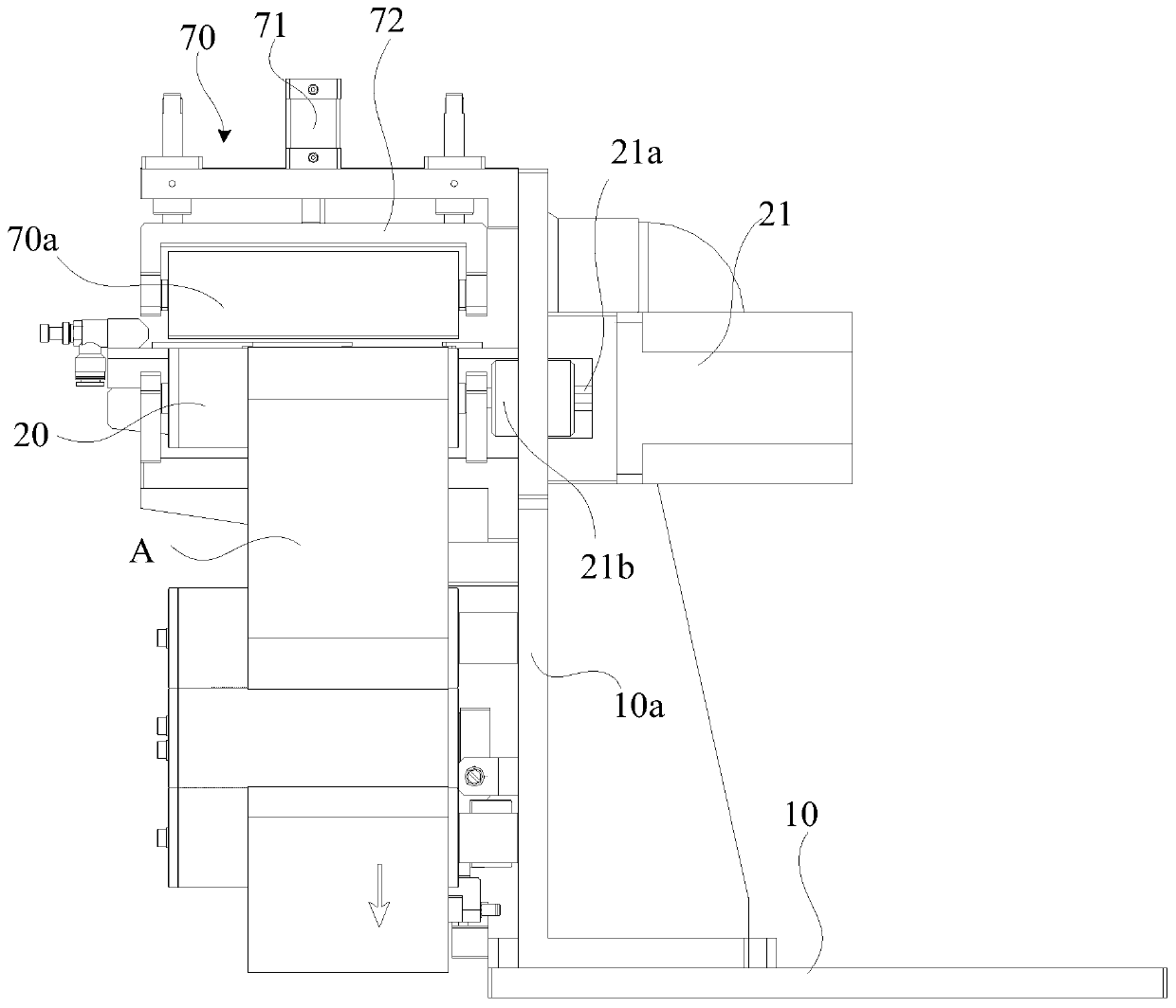 Material conveying device and material conveying method