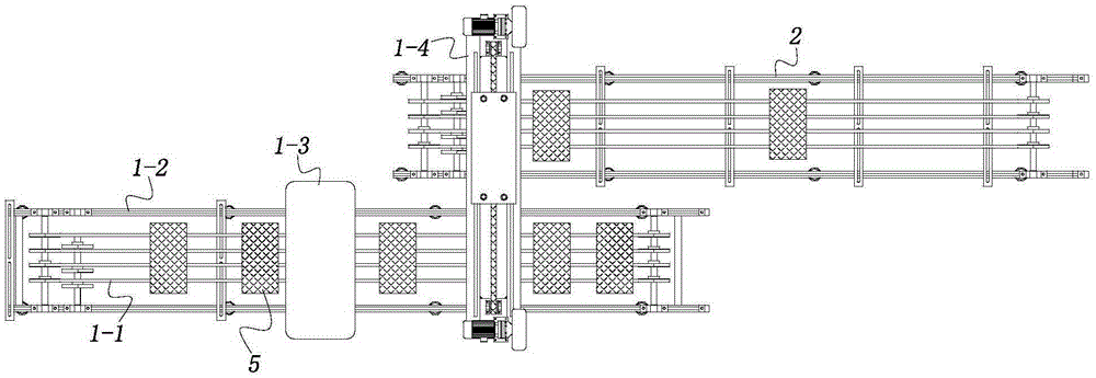 Automatic package inspection line for ceramic tiles