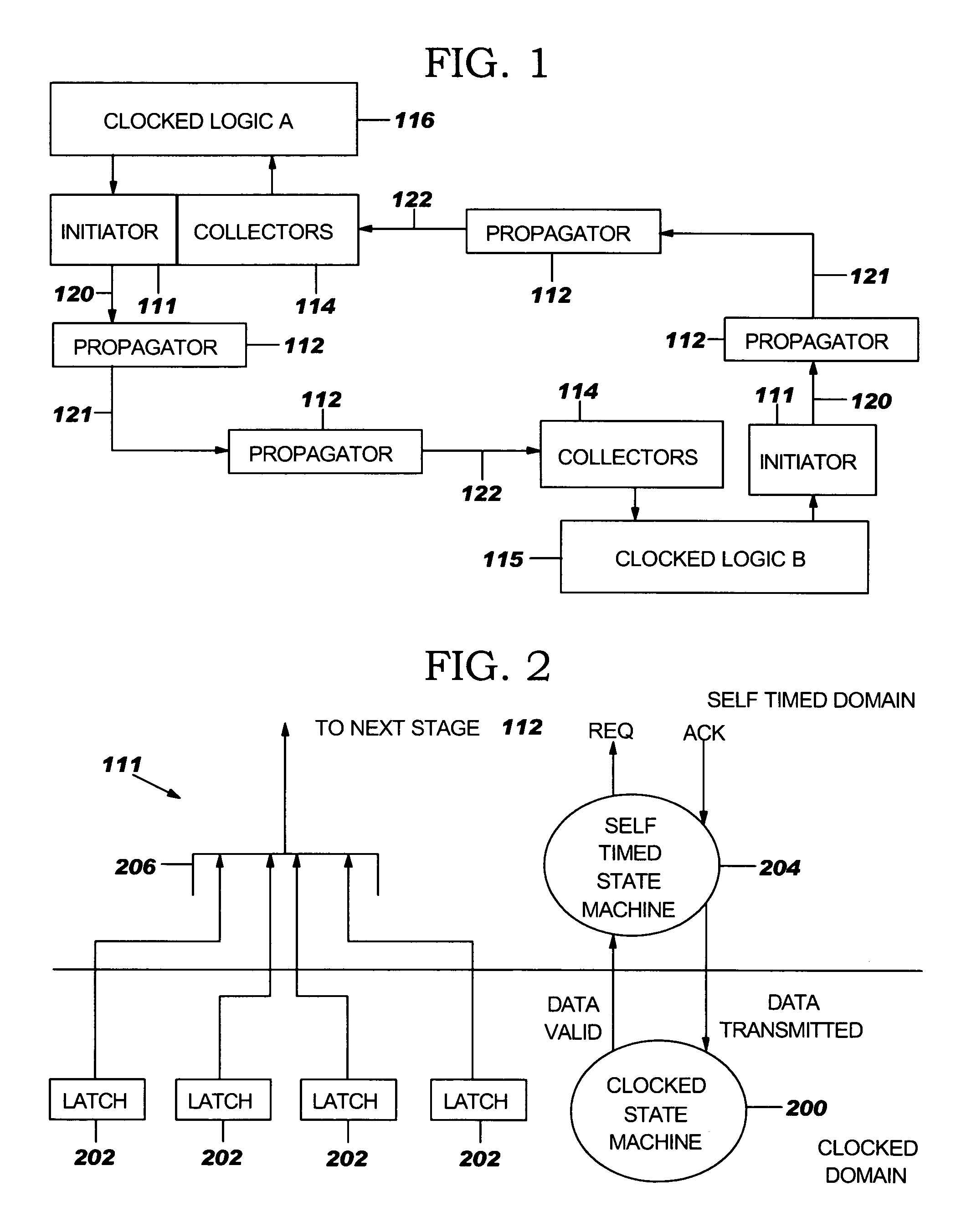 Circuit and method for pipelined insertion