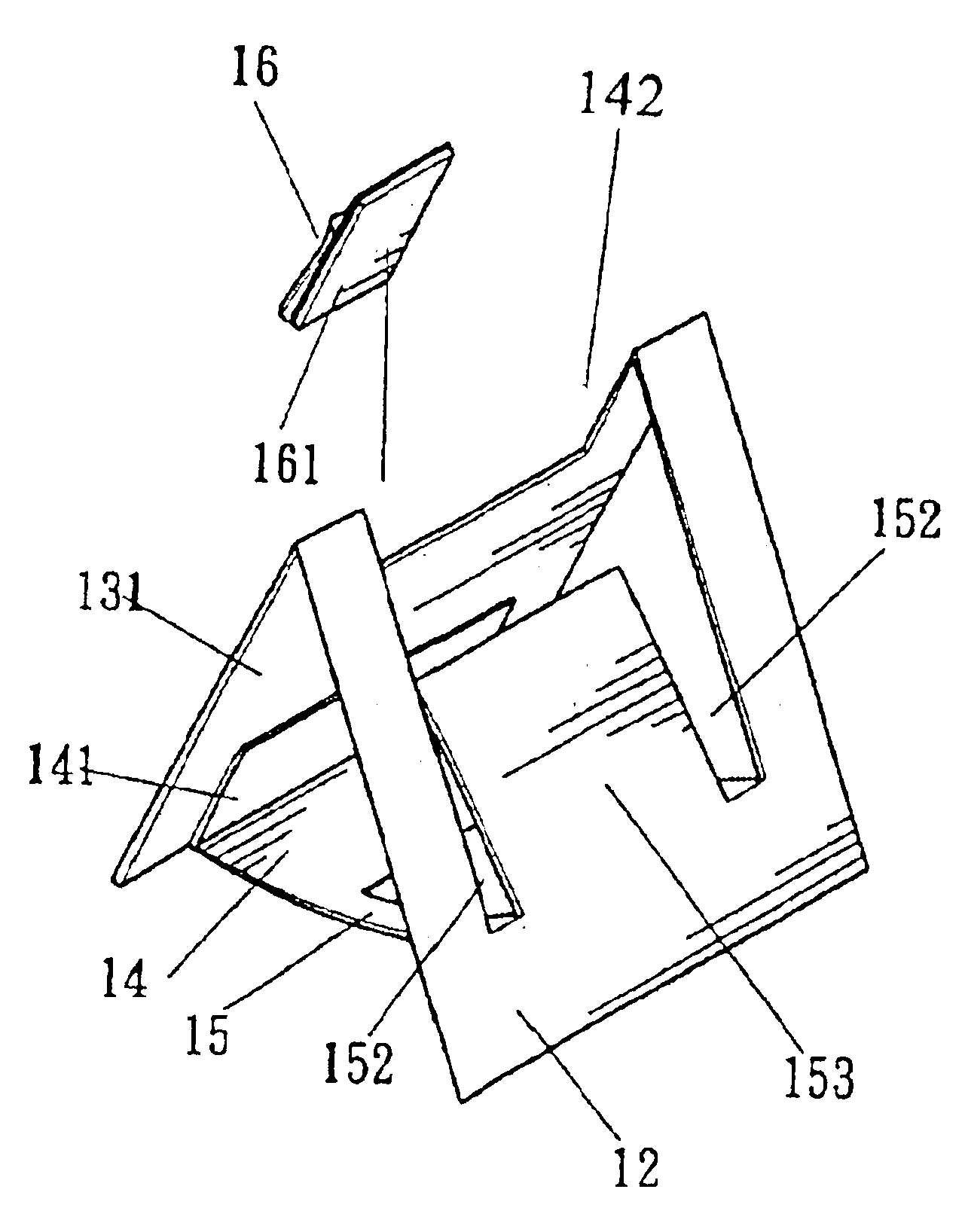 Paper holder structure