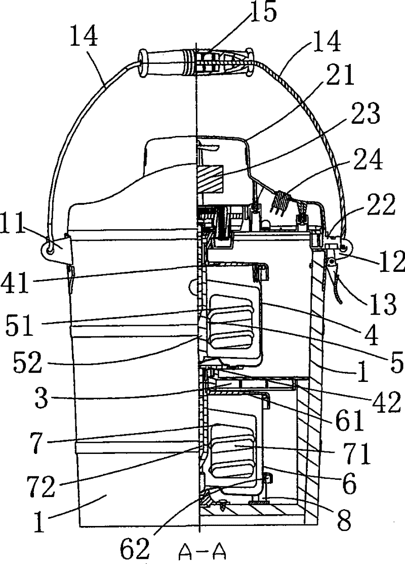 Twin-tub machine for making ice-cream