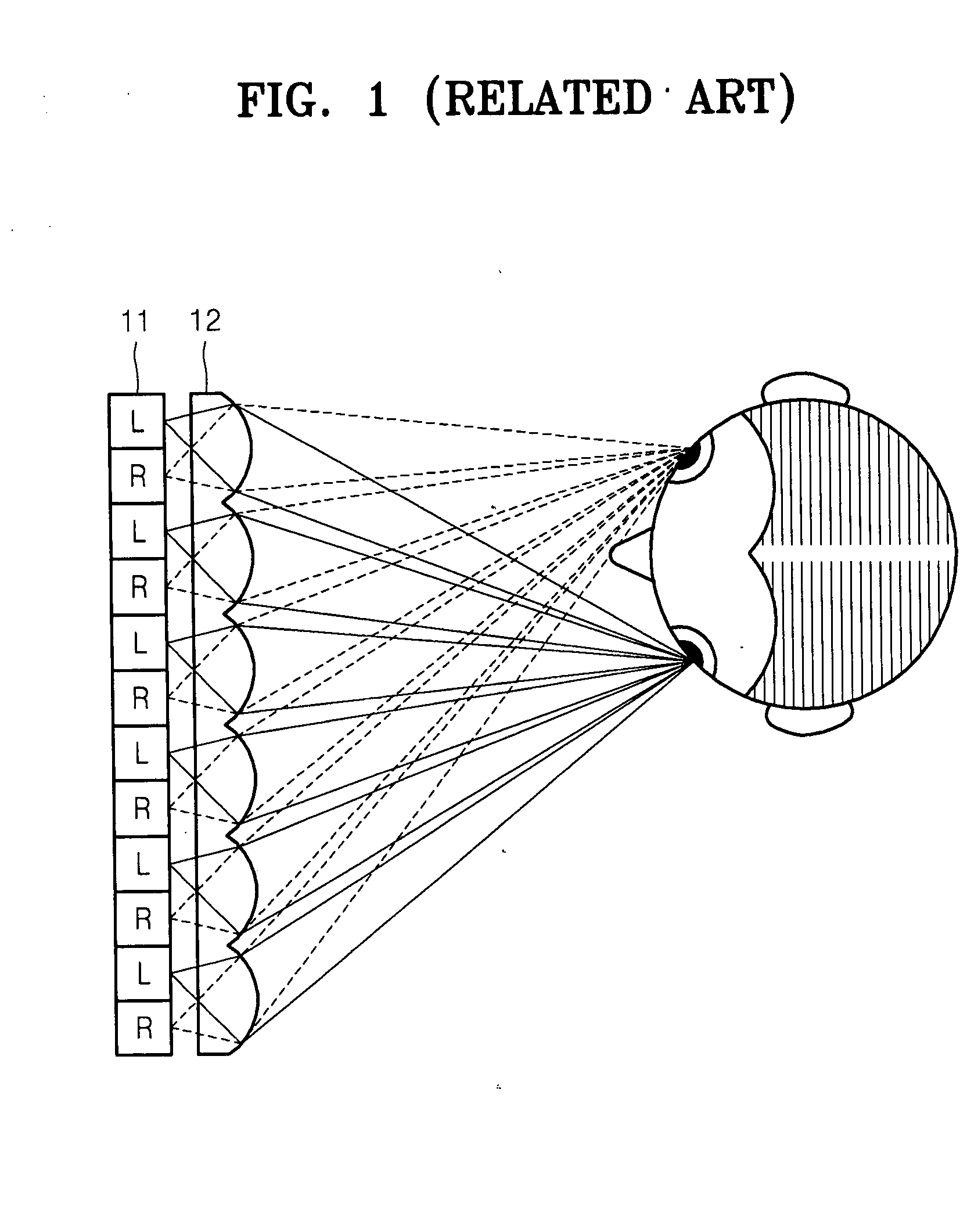 High resolution autostereoscopic display apparatus with interlaced image