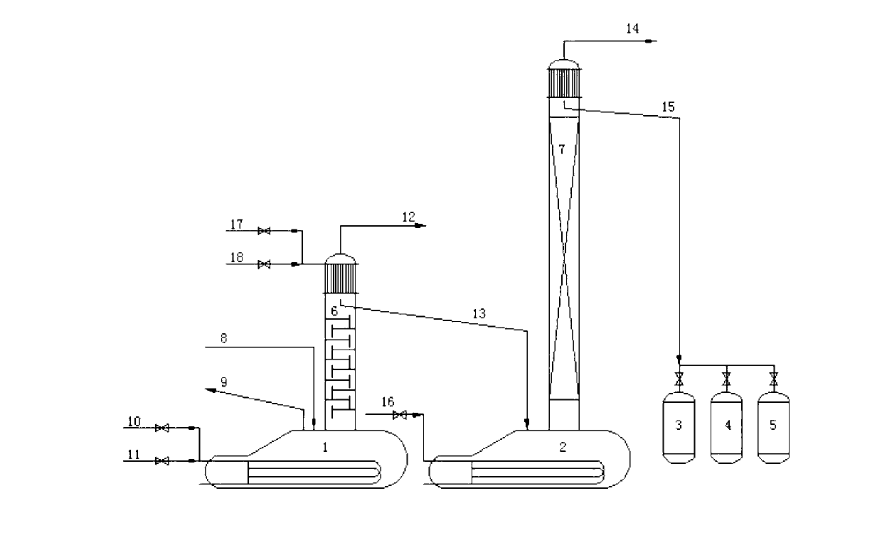 Intermittent operation method and device for recovery and purification of hexachlorodisilane from chlorosilane residual liquid