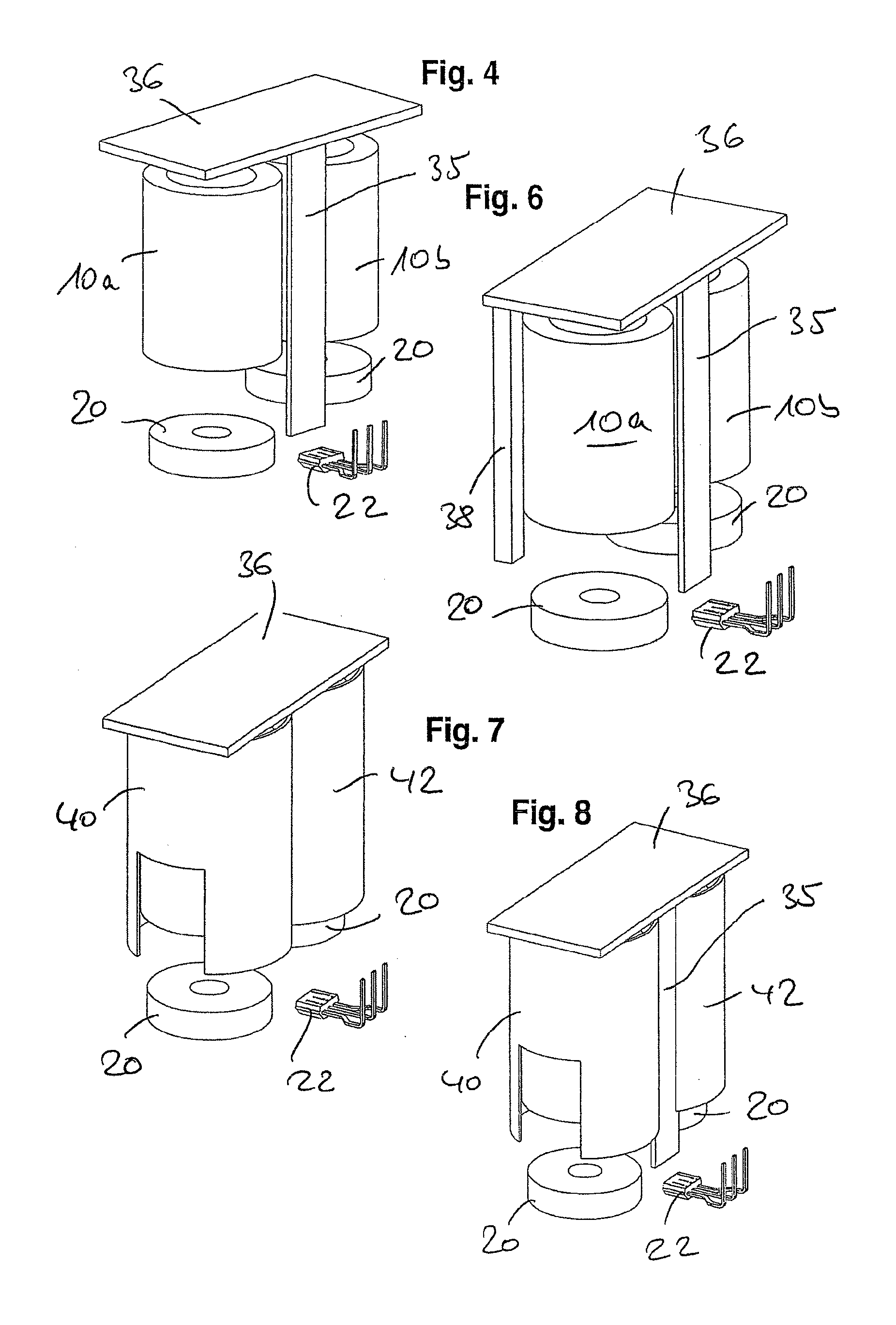 Electromagnetic actuating device