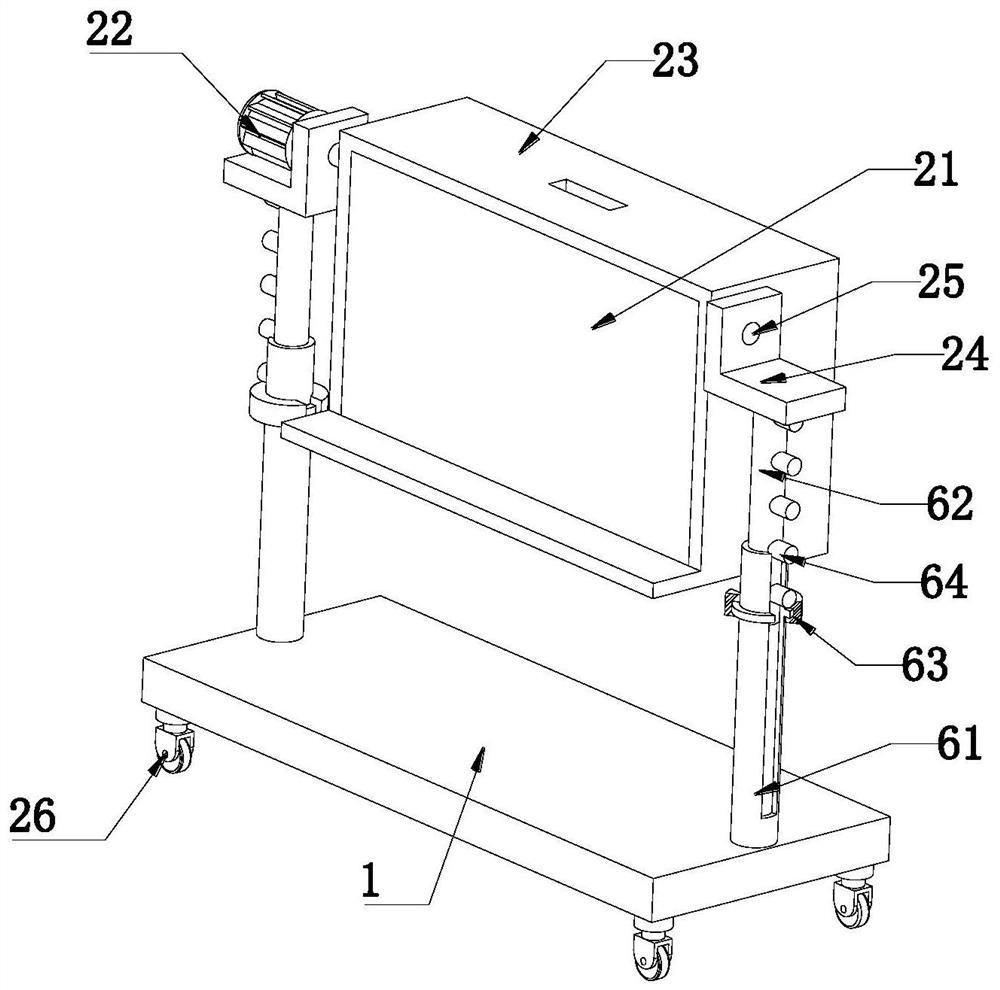 Computer multimedia teaching device for ideological and political education