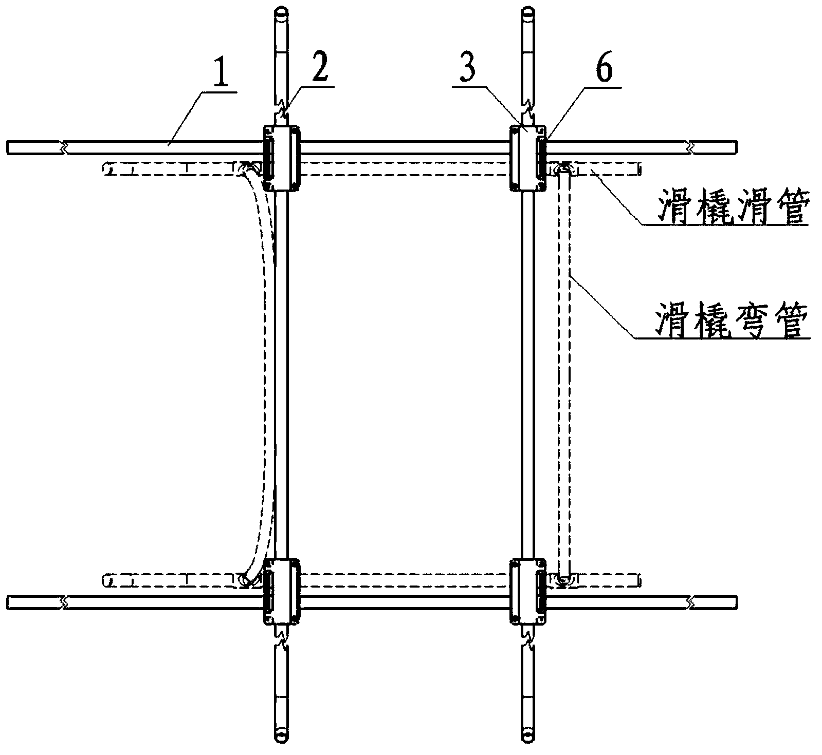 Helicopter mooring flight testing protective device and mooring method of helicopter mooring flight testing protective device