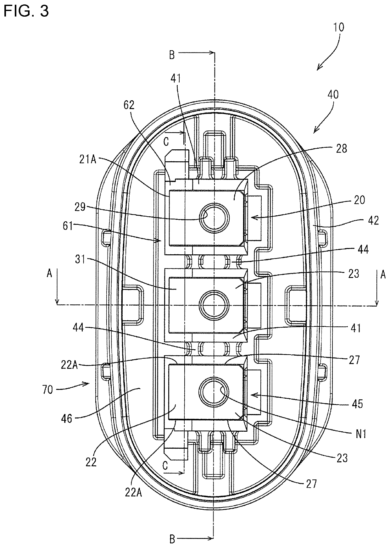 Resin molded product and method for producing same