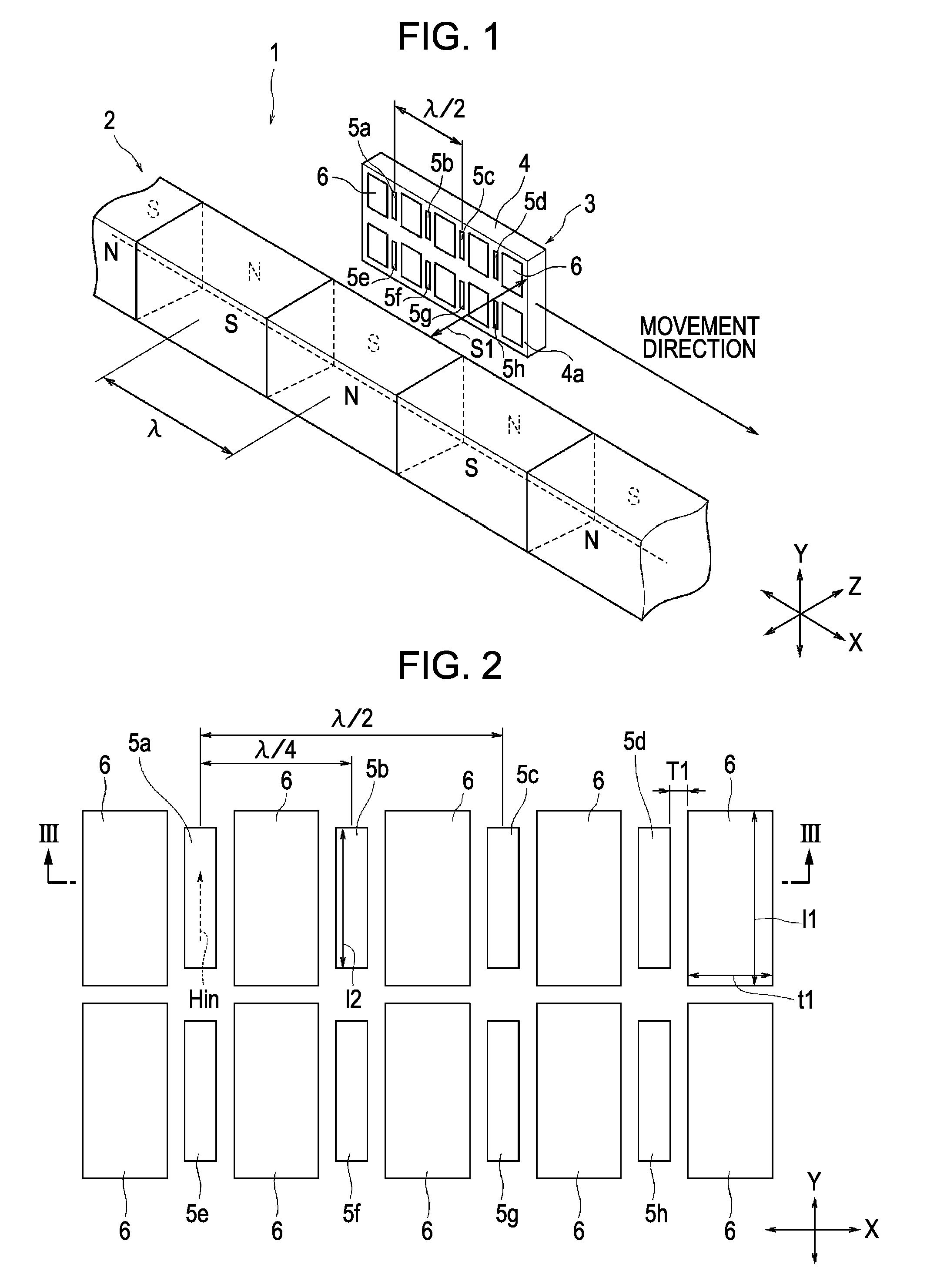 Magnetic sensor and magnetic encoder using same