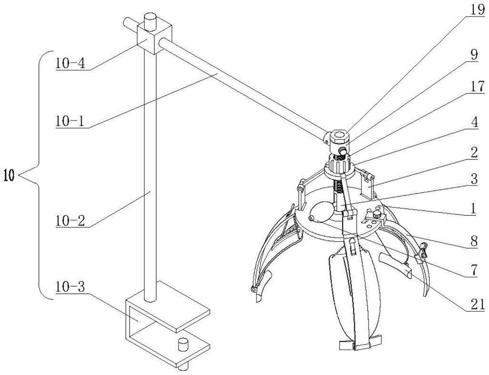 Positioning device for implementing needle biopsy of breast tumor