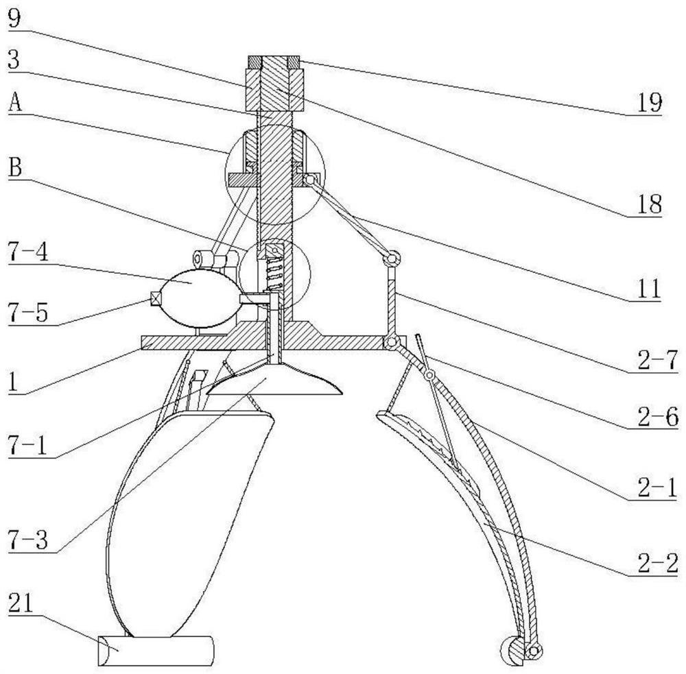 Positioning device for implementing needle biopsy of breast tumor