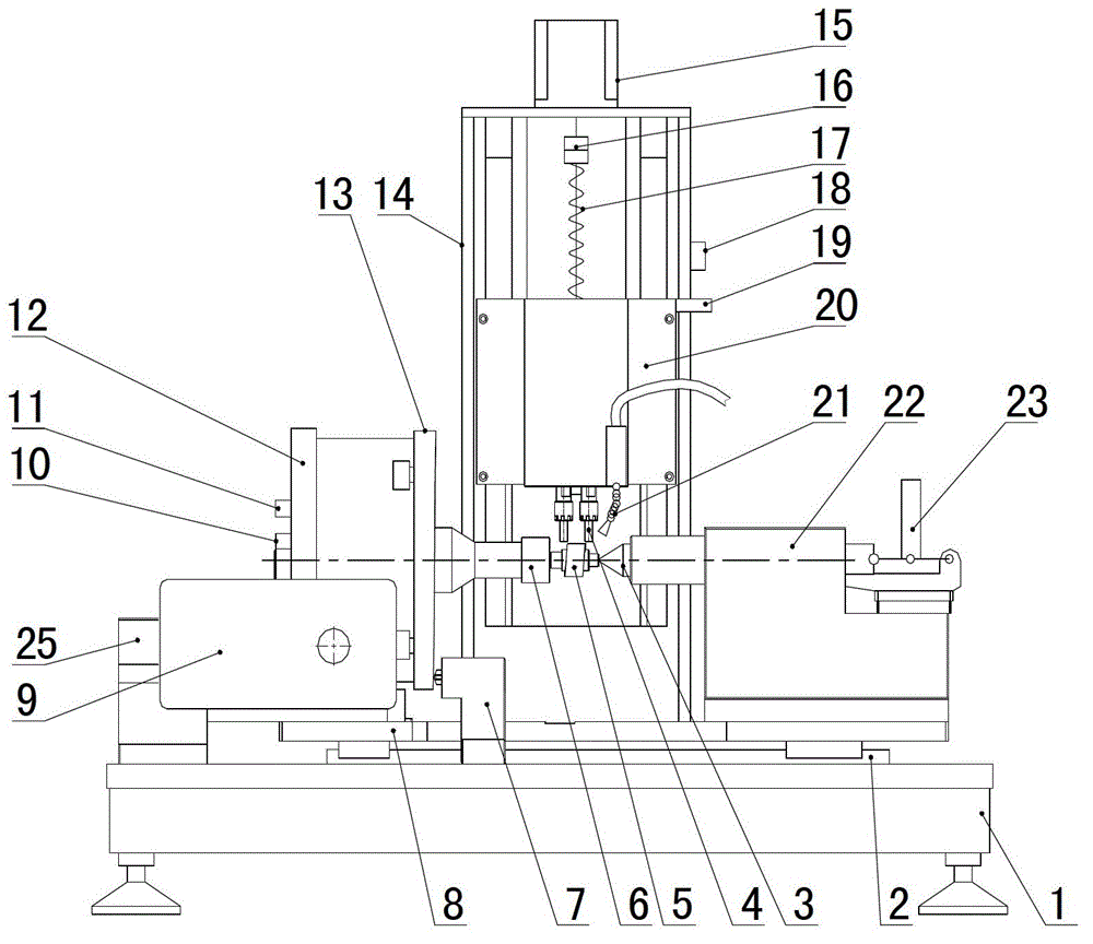 Axial double helicoid semi-automatic milling machine