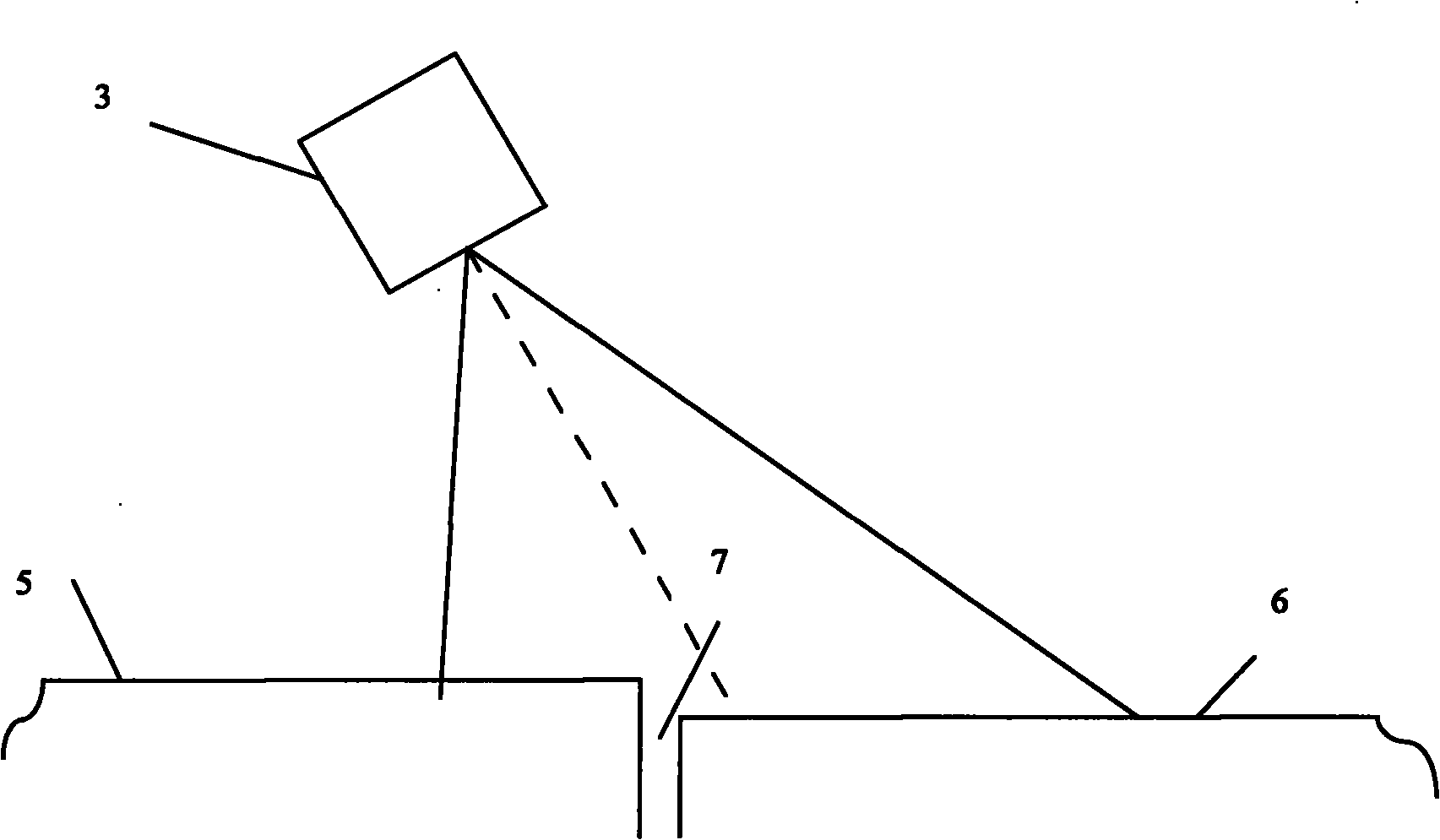 Cement concrete pavement joint dislocation detection device and method based on binocular vision