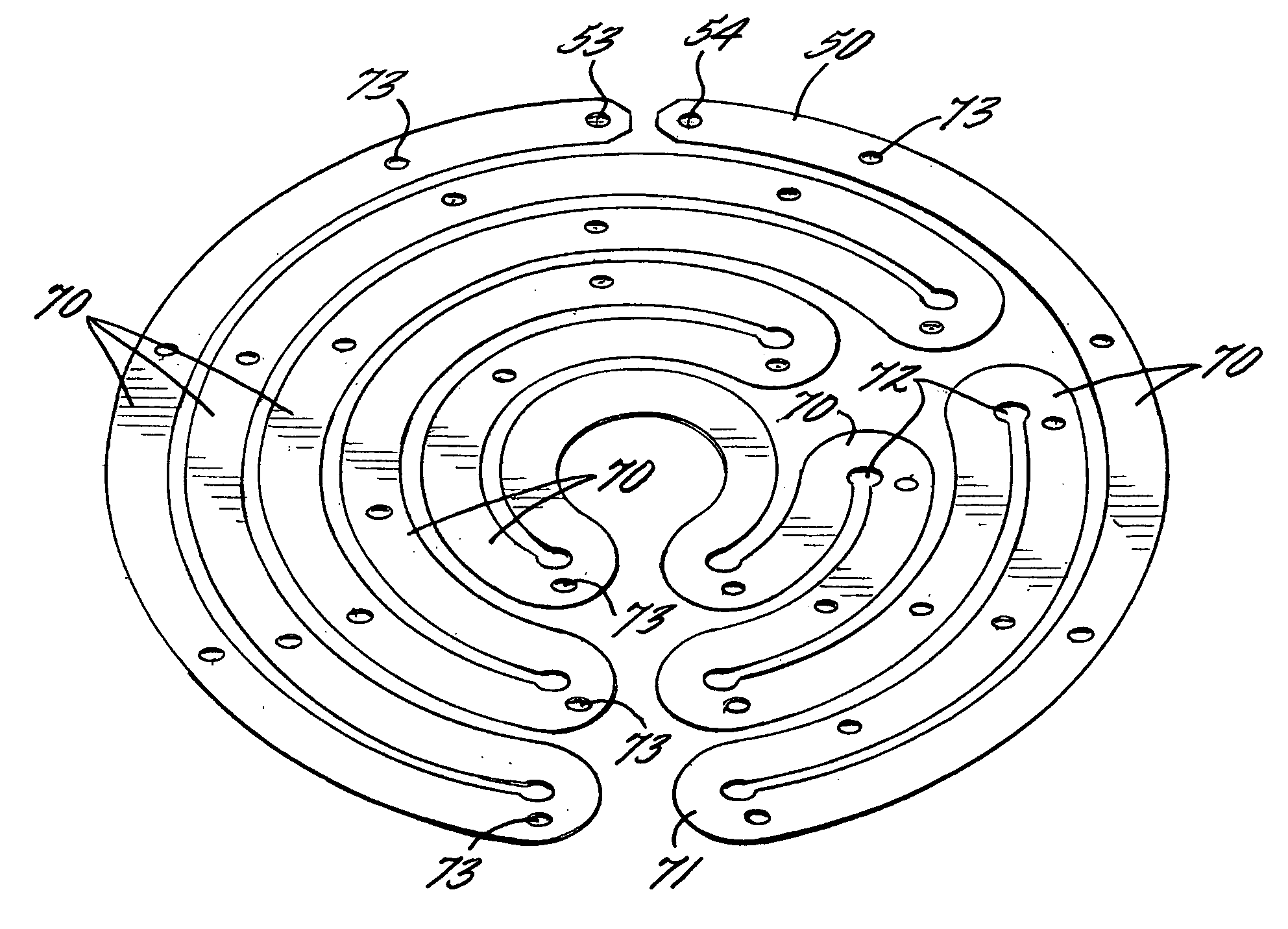 Restricted radiated heating assembly for high temperature processing