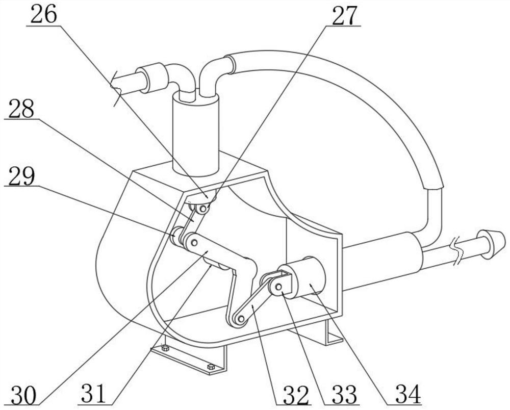 Water distribution device and water distribution system for deepwater oxygenation