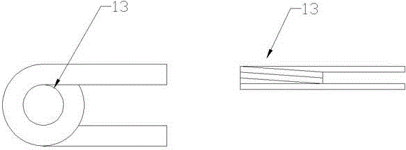 Single-face skiving machine for pin of inductance coil