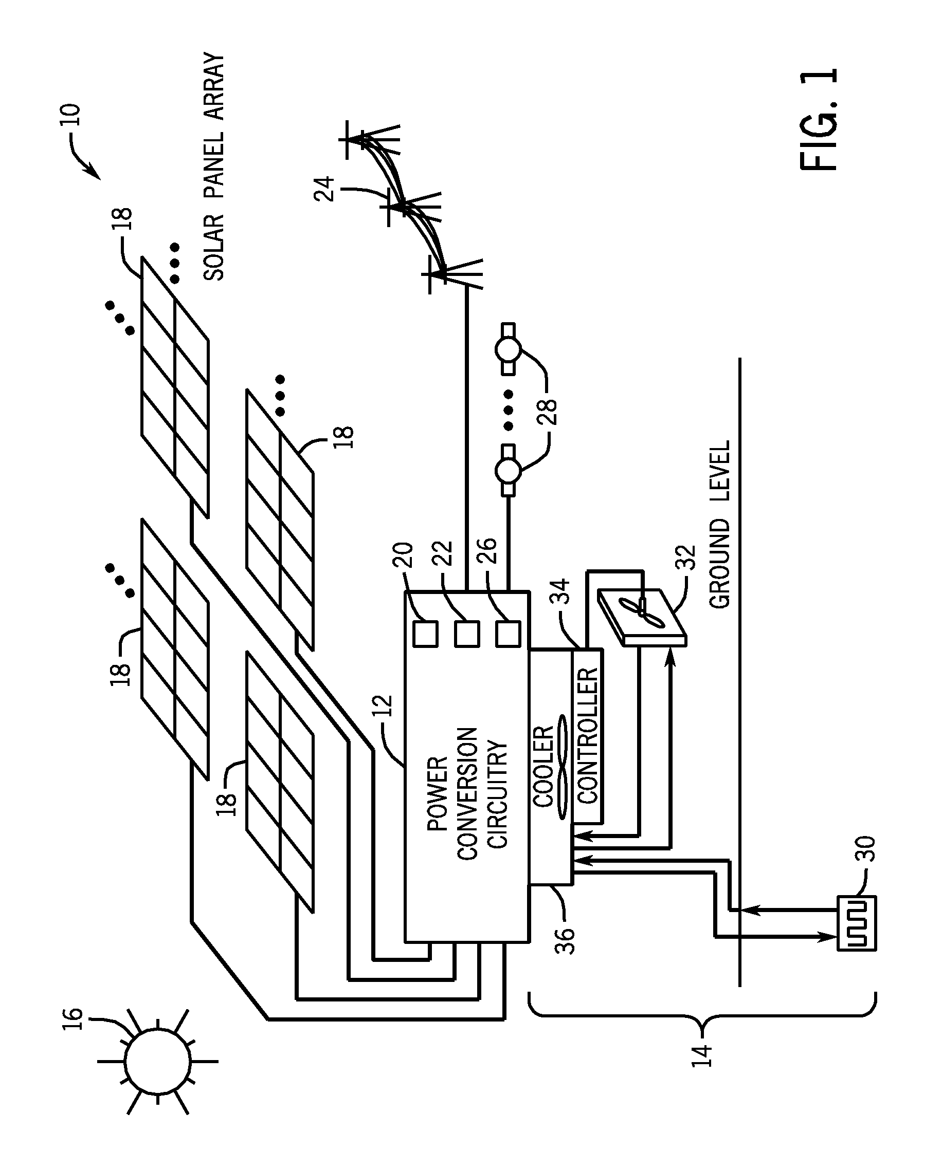 Geothermally cooled power conversion system