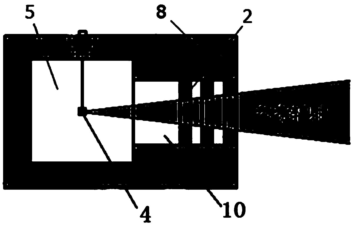 Portable radioactive ray irradiation device