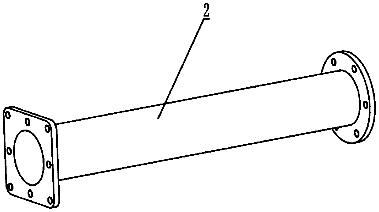 Spatial structure balance weight device for reflector antennas