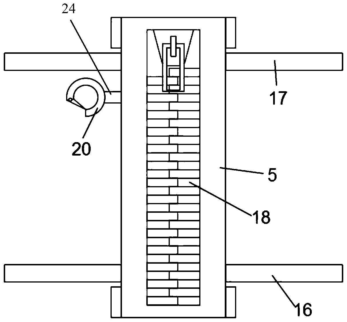 Cable-shaped sensor with wearing main body