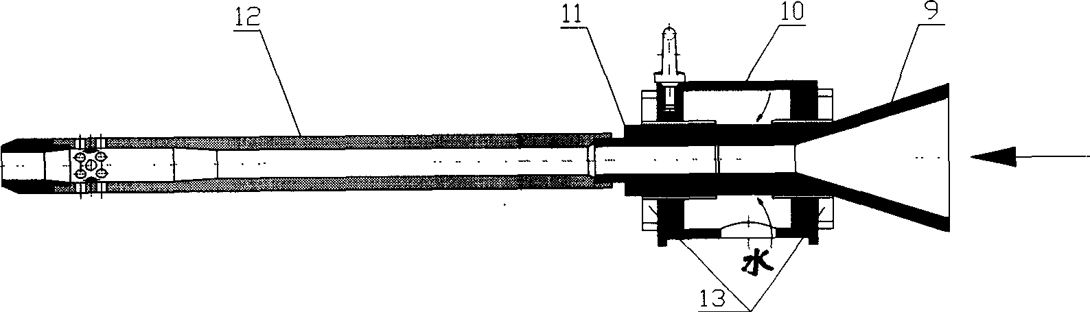 Ultrafast cooling device for wire and rod hot rolling production line