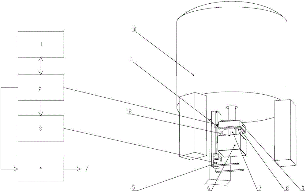 Nuclear magnetic resonance fringe magnetic field imaging experimental device