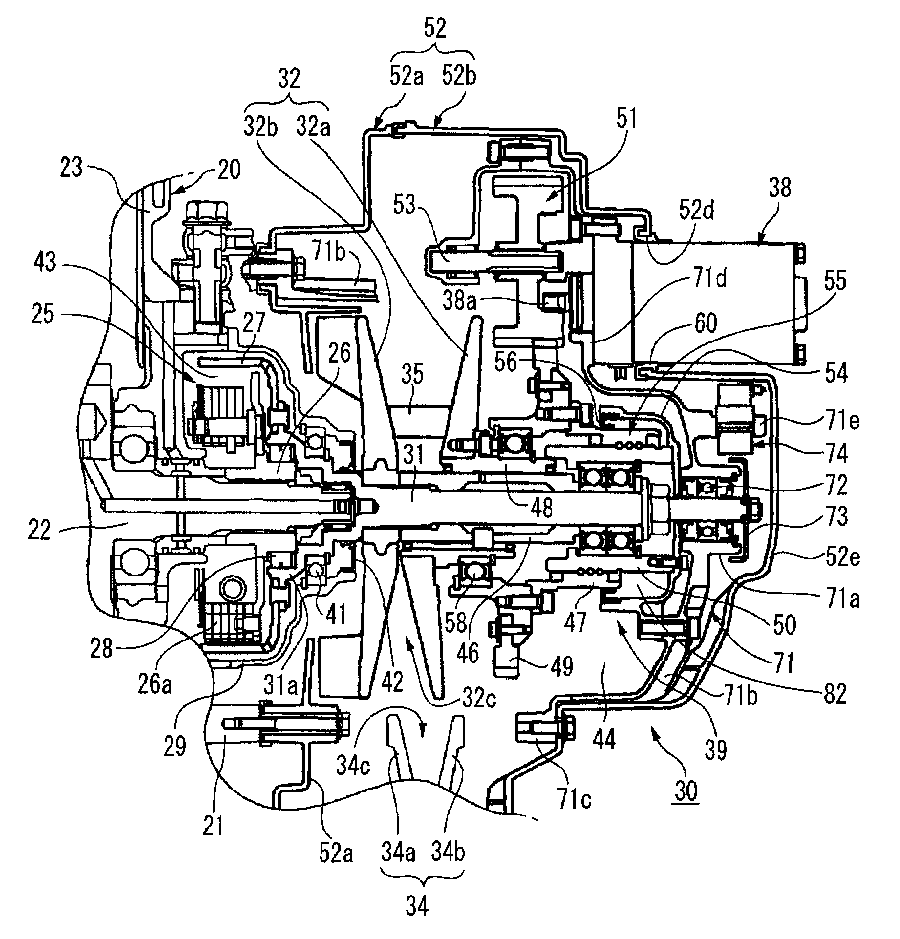 V-belt continuously variable transmission and straddle-type vehicle