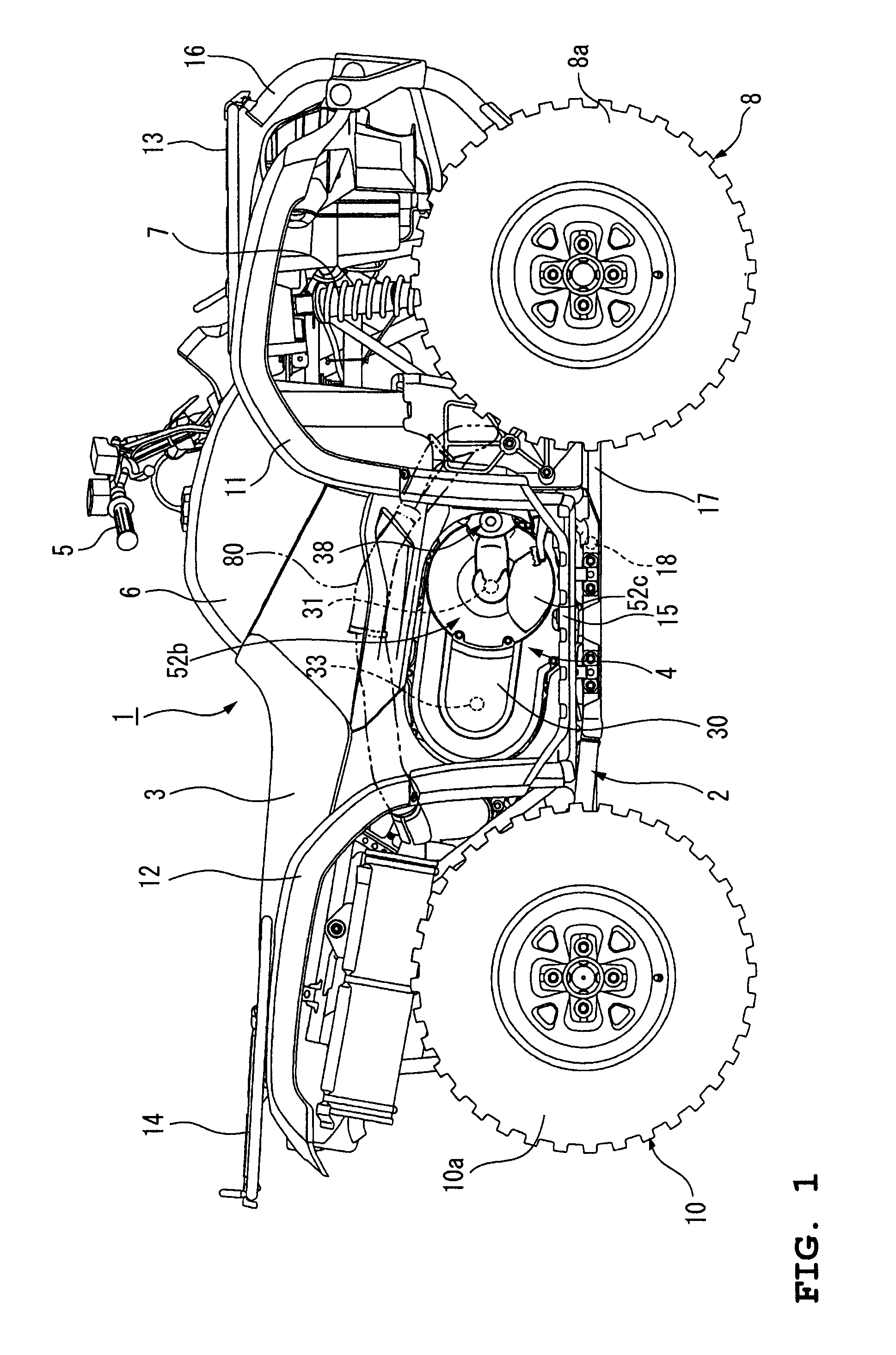 V-belt continuously variable transmission and straddle-type vehicle