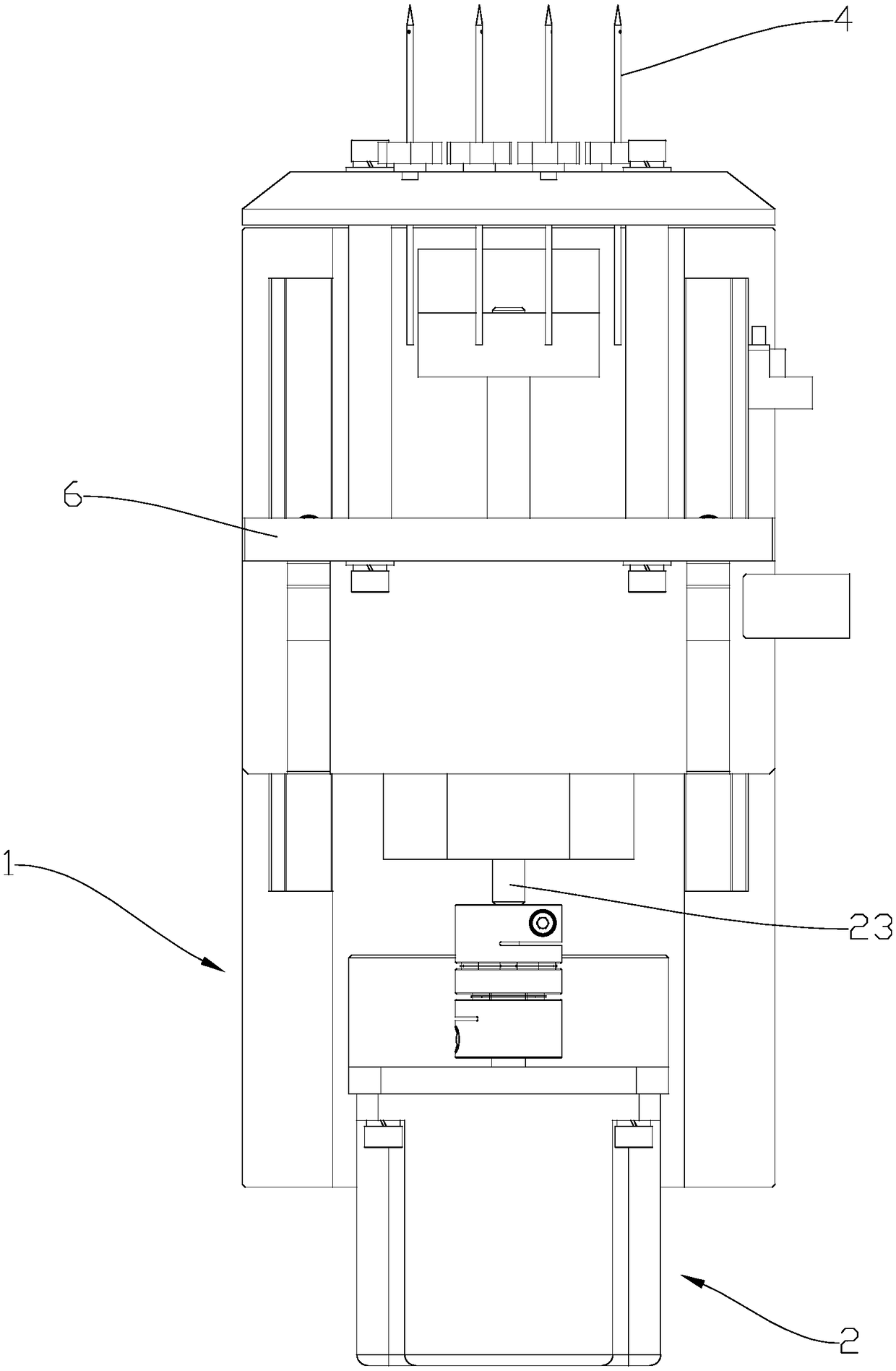 Sampling device and detection analyzer with same