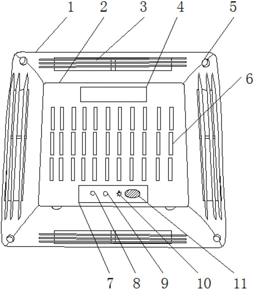 Motor home four-constant air conditioner with acoustic control and infrared temperature sensing