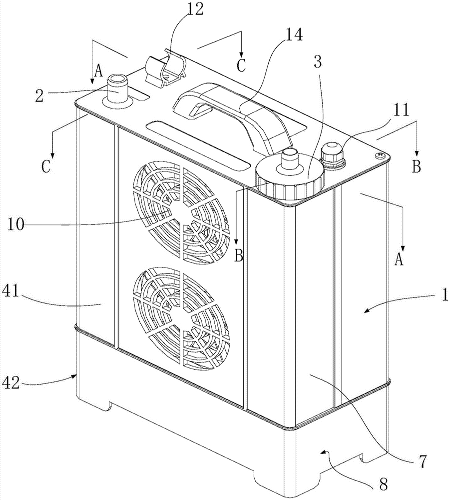 Smoke sampling dewatering device