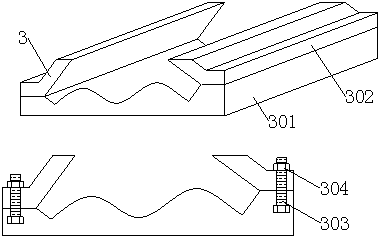 Surface connecting top line and manufacturing mold thereof