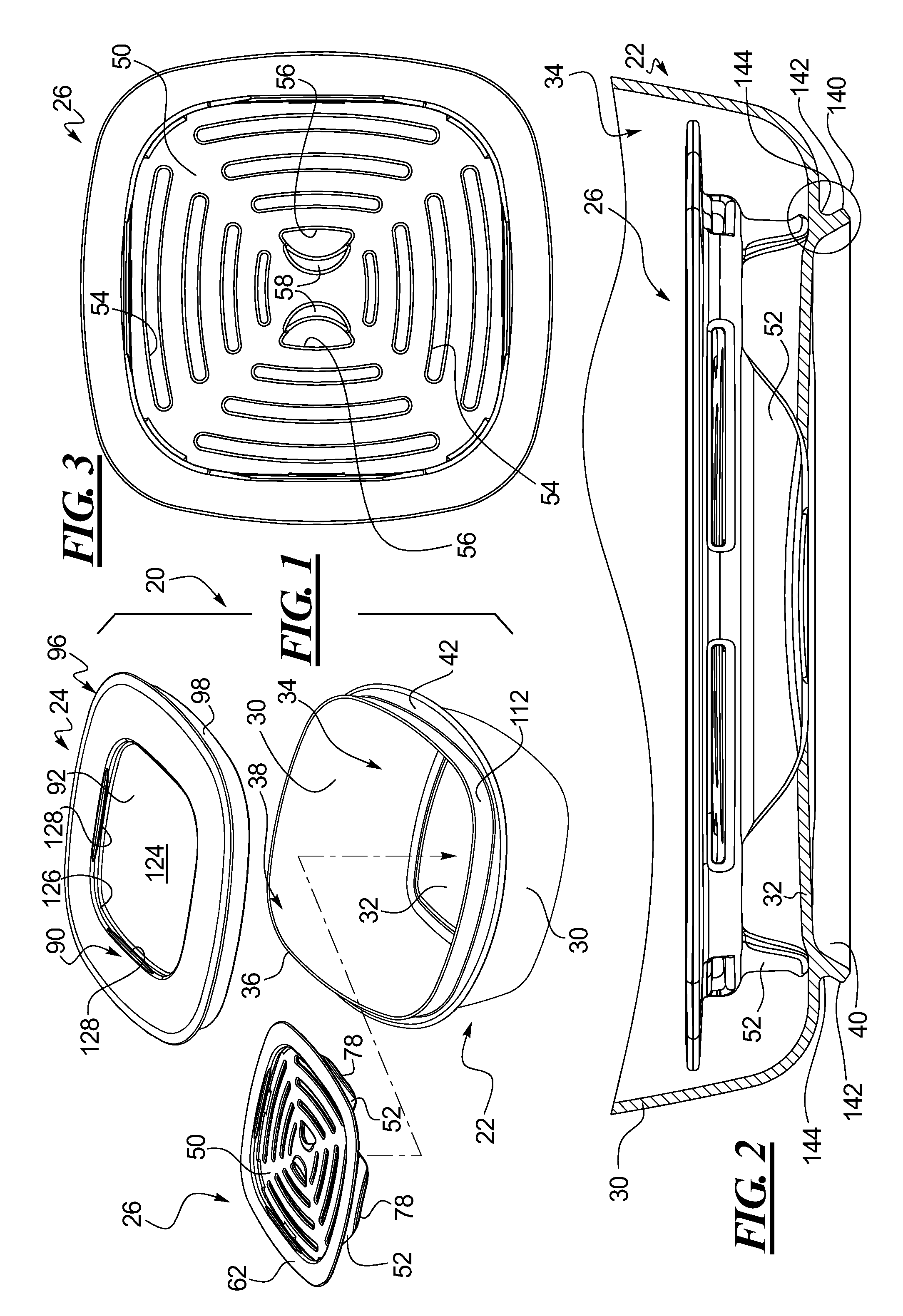 Food storage container and container system