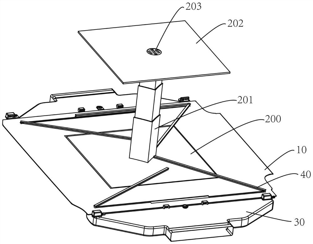 Automobile self-cleaning multifunctional device and automobile