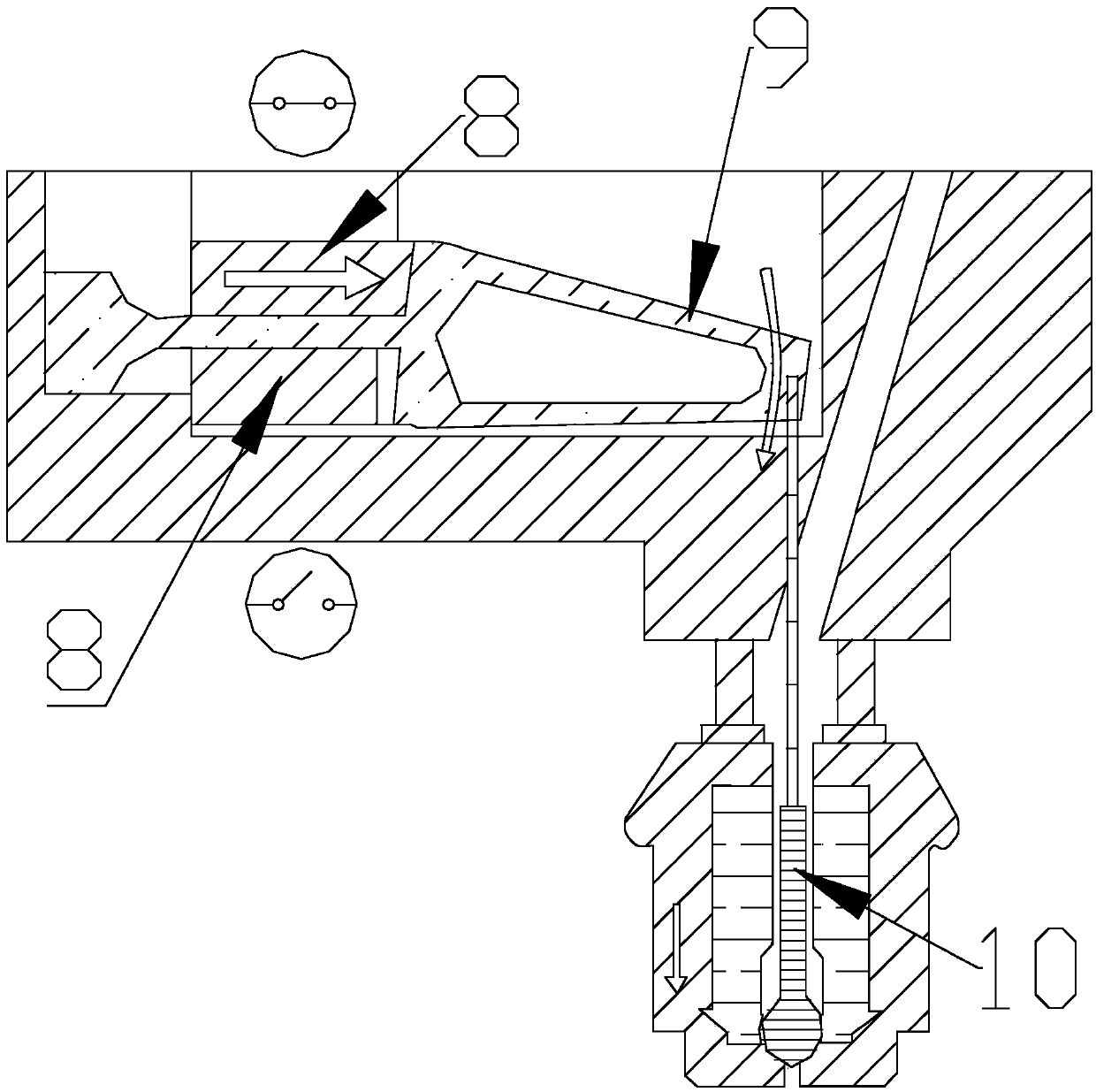 Novel liquid spot-spray torch and spot-spray method thereof