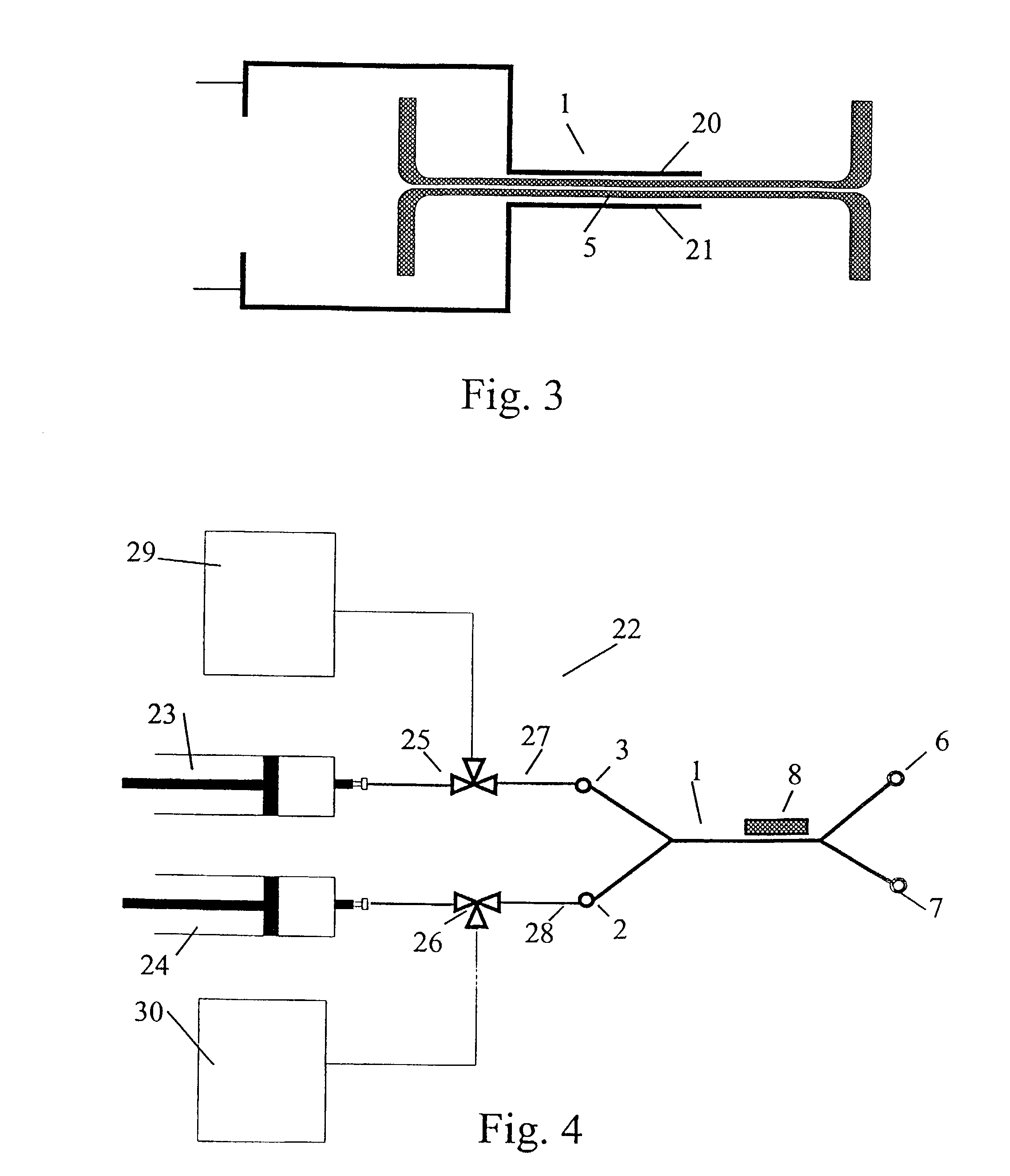 Microflow system for particle separation and analysis