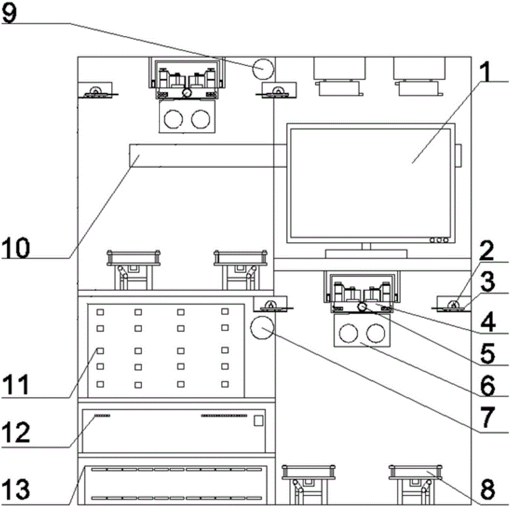 Expressway intelligent toll collecting and card fetching system