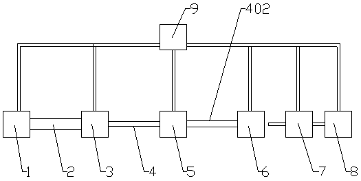 Recycled material crushing system