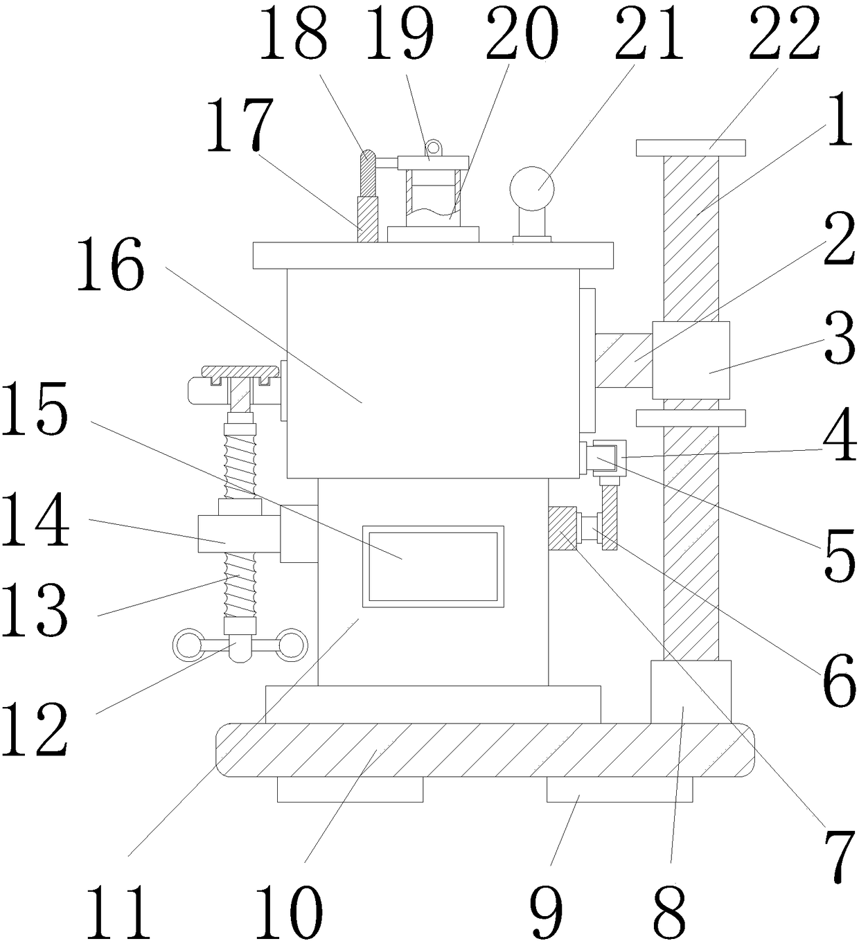 Novel parting face structure of injection mold