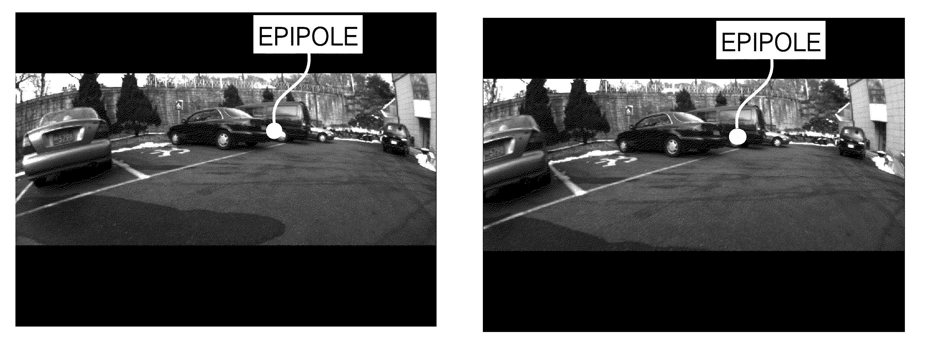 Monocular motion stereo-based free parking space detection apparatus and method