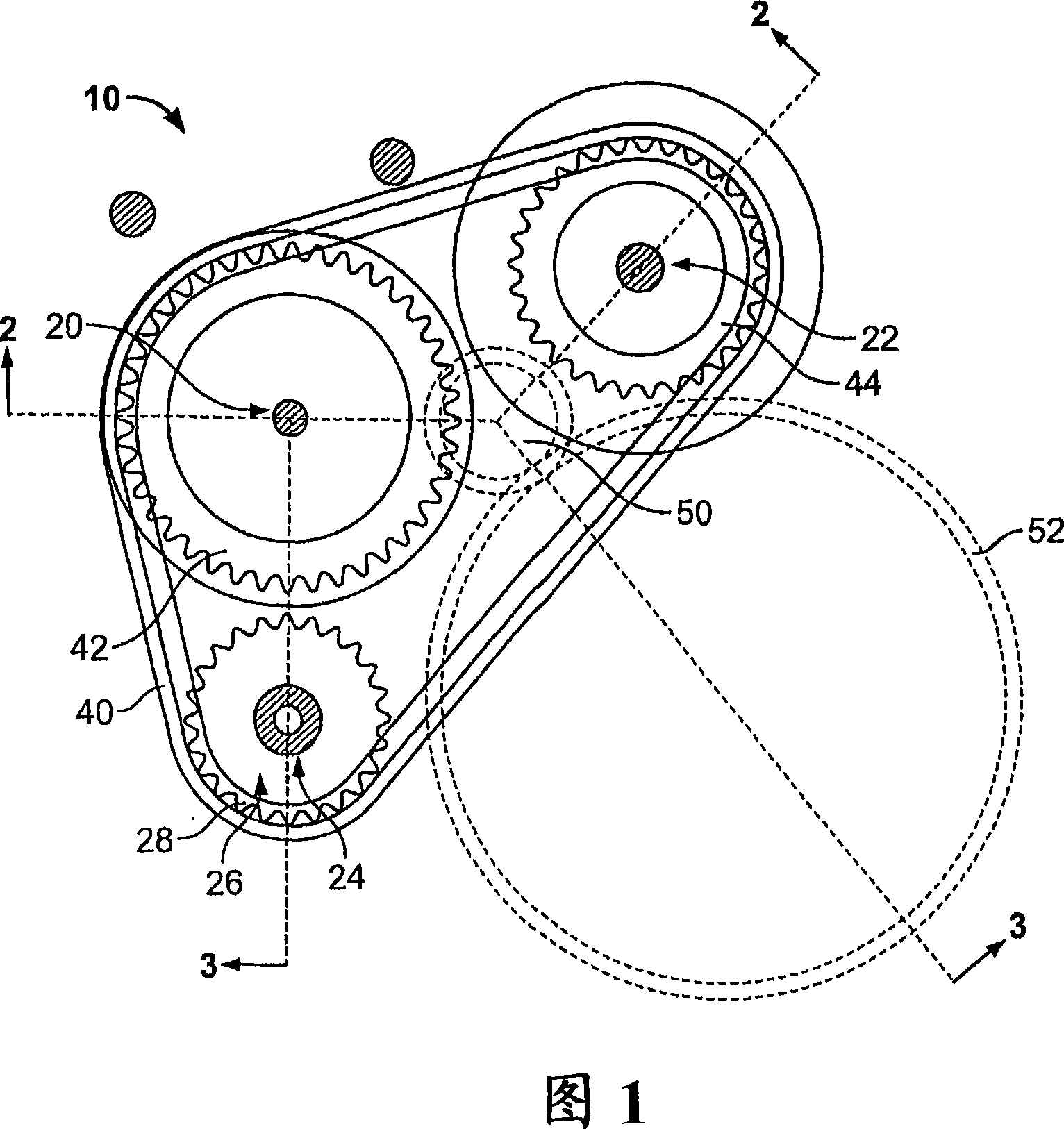 Power flow configuration for dual clutch transmission mechanism