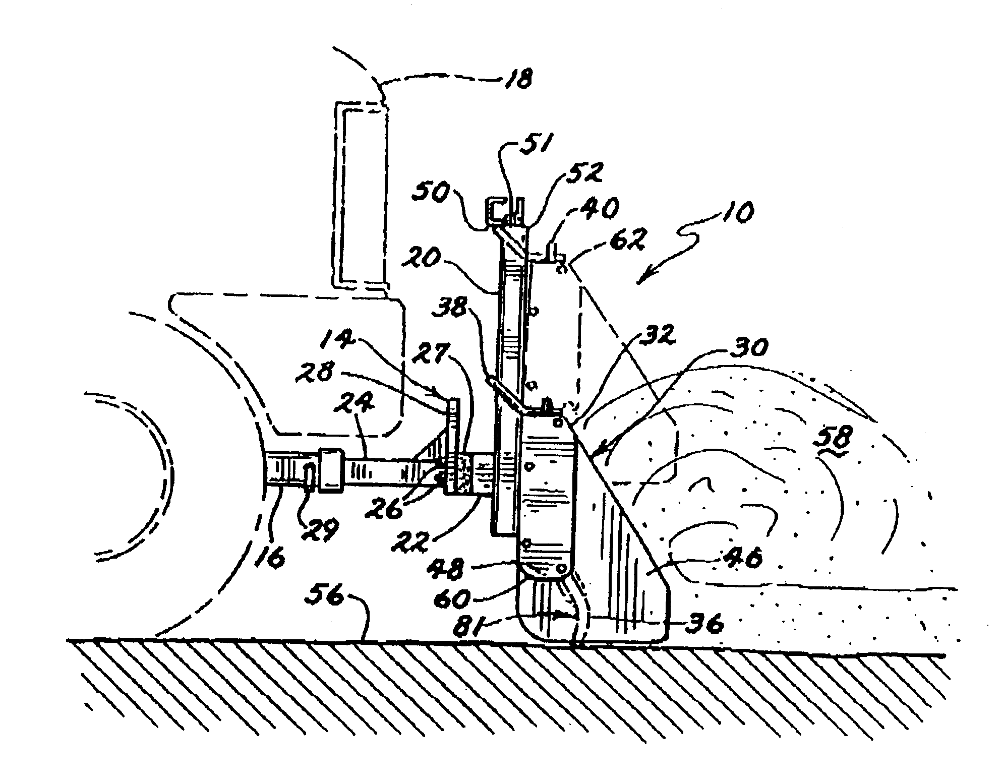 Snow plow having wear minimizing apparatus